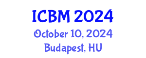 International Conference on Biomechanics (ICBM) October 10, 2024 - Budapest, Hungary