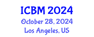 International Conference on Biomechanics (ICBM) October 28, 2024 - Los Angeles, United States