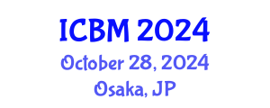International Conference on Biomechanics (ICBM) October 28, 2024 - Osaka, Japan