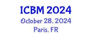 International Conference on Biomechanics (ICBM) October 28, 2024 - Paris, France