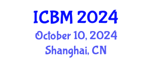International Conference on Biomechanics (ICBM) October 10, 2024 - Shanghai, China
