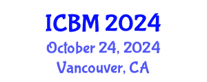 International Conference on Biomechanics (ICBM) October 24, 2024 - Vancouver, Canada