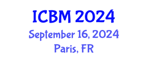 International Conference on Biomechanics (ICBM) September 16, 2024 - Paris, France