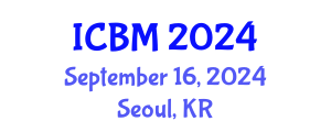 International Conference on Biomechanics (ICBM) September 16, 2024 - Seoul, Republic of Korea