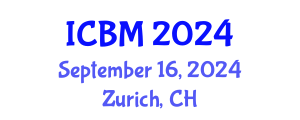 International Conference on Biomechanics (ICBM) September 16, 2024 - Zurich, Switzerland