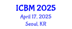 International Conference on Biomechanics (ICBM) April 22, 2025 - Seoul, Republic of Korea