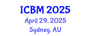 International Conference on Biomechanics (ICBM) April 29, 2025 - Sydney, Australia