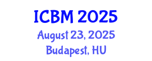International Conference on Biomechanics (ICBM) August 23, 2025 - Budapest, Hungary