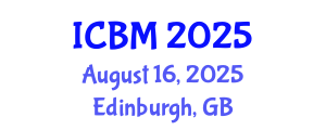 International Conference on Biomechanics (ICBM) August 16, 2025 - Edinburgh, United Kingdom