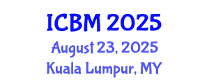 International Conference on Biomechanics (ICBM) August 23, 2025 - Kuala Lumpur, Malaysia