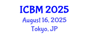 International Conference on Biomechanics (ICBM) August 16, 2025 - Tokyo, Japan