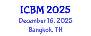 International Conference on Biomechanics (ICBM) December 16, 2025 - Bangkok, Thailand