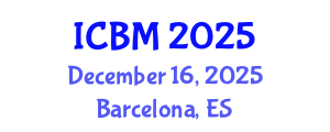 International Conference on Biomechanics (ICBM) December 16, 2025 - Barcelona, Spain