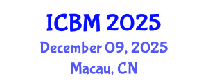 International Conference on Biomechanics (ICBM) December 09, 2025 - Macau, China
