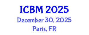 International Conference on Biomechanics (ICBM) December 30, 2025 - Paris, France