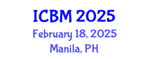 International Conference on Biomechanics (ICBM) February 18, 2025 - Manila, Philippines