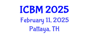 International Conference on Biomechanics (ICBM) February 11, 2025 - Pattaya, Thailand