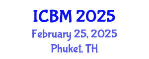 International Conference on Biomechanics (ICBM) February 25, 2025 - Phuket, Thailand