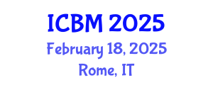 International Conference on Biomechanics (ICBM) February 18, 2025 - Rome, Italy