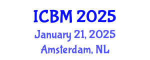 International Conference on Biomechanics (ICBM) January 21, 2025 - Amsterdam, Netherlands