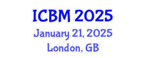 International Conference on Biomechanics (ICBM) January 21, 2025 - London, United Kingdom