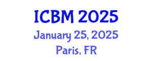 International Conference on Biomechanics (ICBM) January 25, 2025 - Paris, France