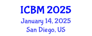 International Conference on Biomechanics (ICBM) January 14, 2025 - San Diego, United States