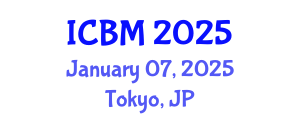 International Conference on Biomechanics (ICBM) January 07, 2025 - Tokyo, Japan