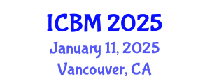 International Conference on Biomechanics (ICBM) January 11, 2025 - Vancouver, Canada
