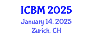 International Conference on Biomechanics (ICBM) January 14, 2025 - Zurich, Switzerland