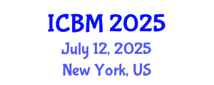 International Conference on Biomechanics (ICBM) July 12, 2025 - New York, United States