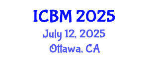 International Conference on Biomechanics (ICBM) July 12, 2025 - Ottawa, Canada