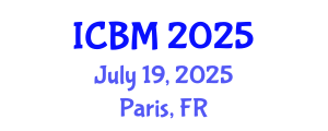 International Conference on Biomechanics (ICBM) July 19, 2025 - Paris, France