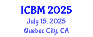 International Conference on Biomechanics (ICBM) July 15, 2025 - Quebec City, Canada