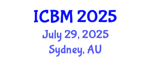 International Conference on Biomechanics (ICBM) July 29, 2025 - Sydney, Australia