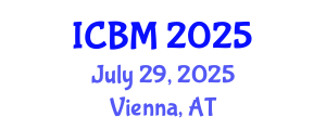 International Conference on Biomechanics (ICBM) July 29, 2025 - Vienna, Austria