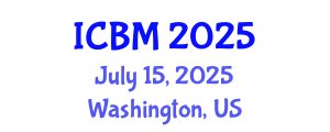 International Conference on Biomechanics (ICBM) July 15, 2025 - Washington, United States