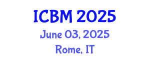 International Conference on Biomechanics (ICBM) June 03, 2025 - Rome, Italy