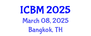 International Conference on Biomechanics (ICBM) March 08, 2025 - Bangkok, Thailand