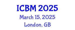 International Conference on Biomechanics (ICBM) March 15, 2025 - London, United Kingdom