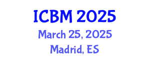 International Conference on Biomechanics (ICBM) March 25, 2025 - Madrid, Spain