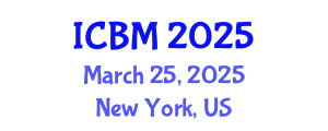 International Conference on Biomechanics (ICBM) March 25, 2025 - New York, United States