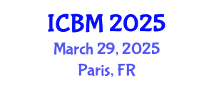 International Conference on Biomechanics (ICBM) March 29, 2025 - Paris, France