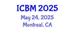 International Conference on Biomechanics (ICBM) May 24, 2025 - Montreal, Canada