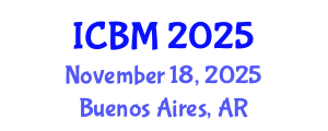 International Conference on Biomechanics (ICBM) November 18, 2025 - Buenos Aires, Argentina