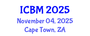 International Conference on Biomechanics (ICBM) November 04, 2025 - Cape Town, South Africa
