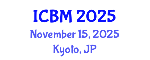 International Conference on Biomechanics (ICBM) November 15, 2025 - Kyoto, Japan