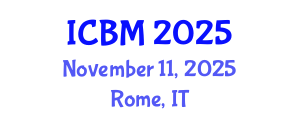 International Conference on Biomechanics (ICBM) November 11, 2025 - Rome, Italy