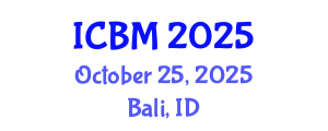 International Conference on Biomechanics (ICBM) October 25, 2025 - Bali, Indonesia