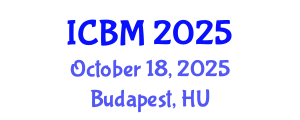 International Conference on Biomechanics (ICBM) October 18, 2025 - Budapest, Hungary